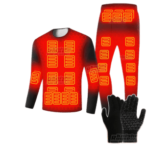 Kit Completo Roupa Térmica USB Aquecida - 30 Áreas de Calor!