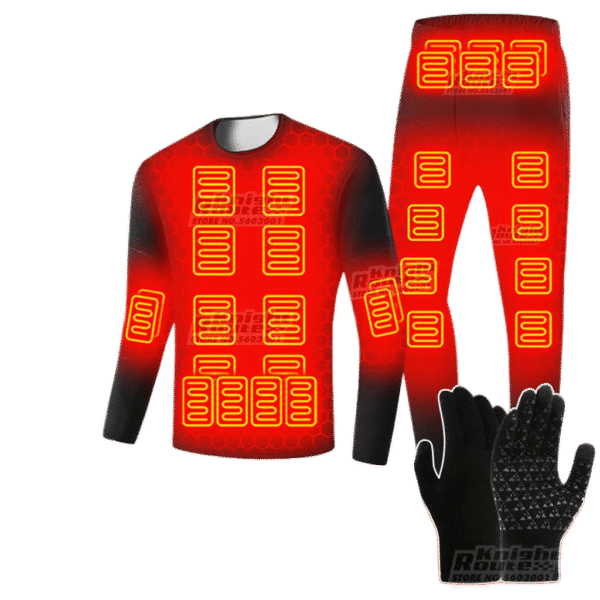 Kit Completo Roupa Térmica USB Aquecida - 30 Áreas de Calor!
