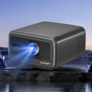 Touyinger Q12W PRO Full HD 1080P Projetor 4K 2800 ANSI Android 12 Projetor de feixe de cinema para vídeo de conferência de educação doméstica