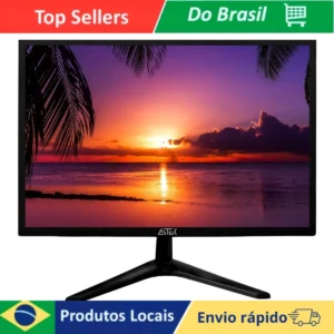 Monitor Pc LED Full HD Tela 19 Polegadas 60Hz Entrada Hdmi Vga USB 5ms 1080p