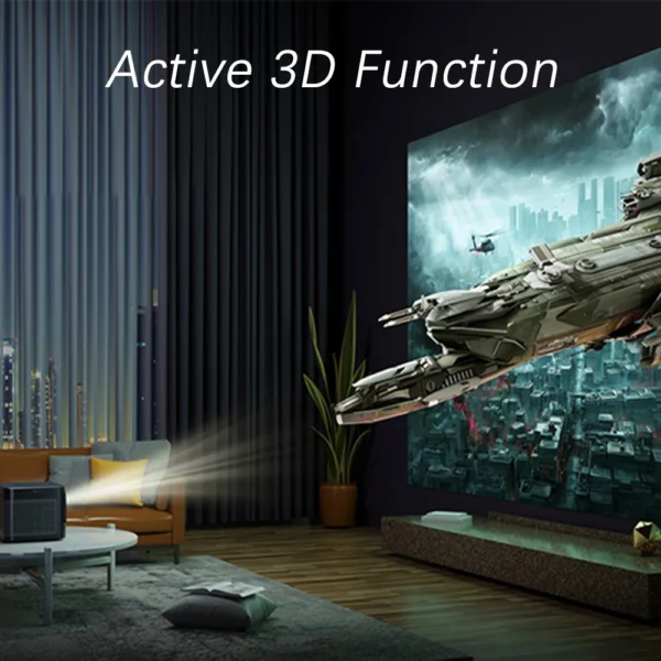 Dangbei DBOX02 Mars Pro 2 4K Projetor 2450 Lumens ISO Projetor Laser com Licenciado Netflix Active 3D Wifi Smart TV Home Theater - Imagem 6