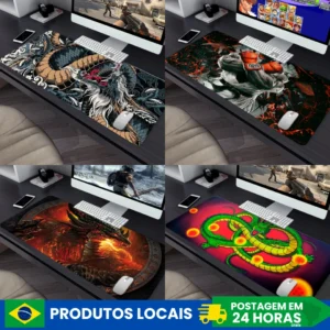 Mouse Pad Gamer Grande, Diversos Modelos, 700x350x 3mm