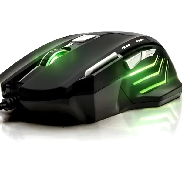 Mouse gamer laser LED USB 7 botões profissional - Domine seus jogos! - Imagem 3