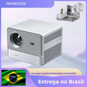 Projector with Android TV, Wanbo Davinci 1 4K Supported Projector with WiFi and Bluetooth, Auto Focus & Keystone