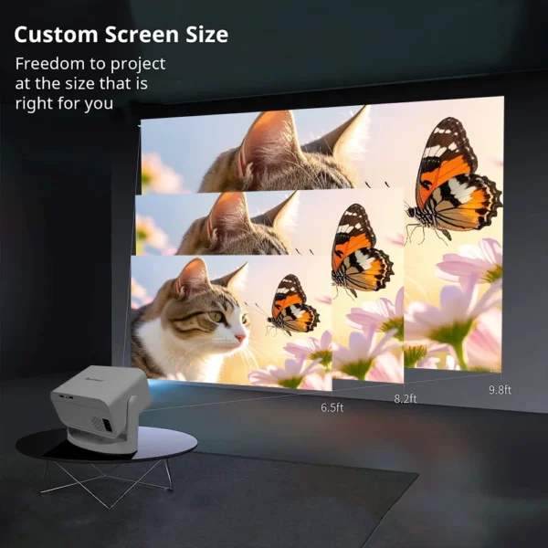 KaiAqua HT23 PLUS Android 13.0 Smart WiFi 6G 4K Full HD 1080P LCD LED Projetor Auto Focus Vídeo Home theater Proyectores Novo - Imagem 3