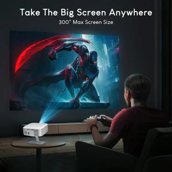 Salange netflix projetor p92max inteligente android 13 1080p bt5.2 wifi6 12000l foco eletrônico auto keyston 4k filme hd cinema em casa - Imagem 5