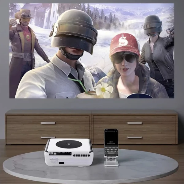 Touyinger X3 versão Android Bluetooth esposa 4K HD multifuncional projetor de vídeo home theater - Imagem 2