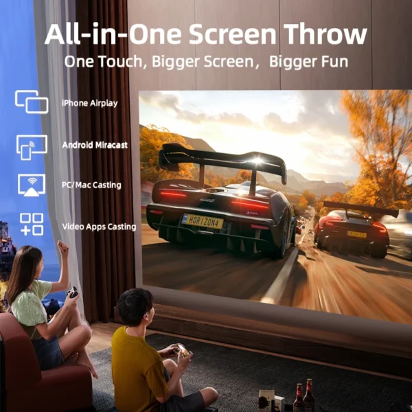 Netflix licenciado 4k projetor completo hd1080p home theater vídeo autofoco suporte dolby áudio conferência projetor portátil novo - Imagem 5