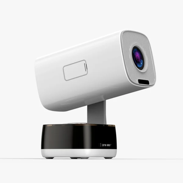 Yinzam K6 Mini Projetor Nativo 1080P Max 4K Projetor Inteligente com Luzes Coloridas Avançadas Android 13 Alto-falante Embutido Max 150 polegadas