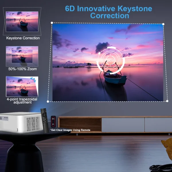 Thundeal td92 pro projetor full hd portátil home theater para 2k 4k 1080p vídeo android wifi telefone td92pro feixe projetor cinema - Imagem 2
