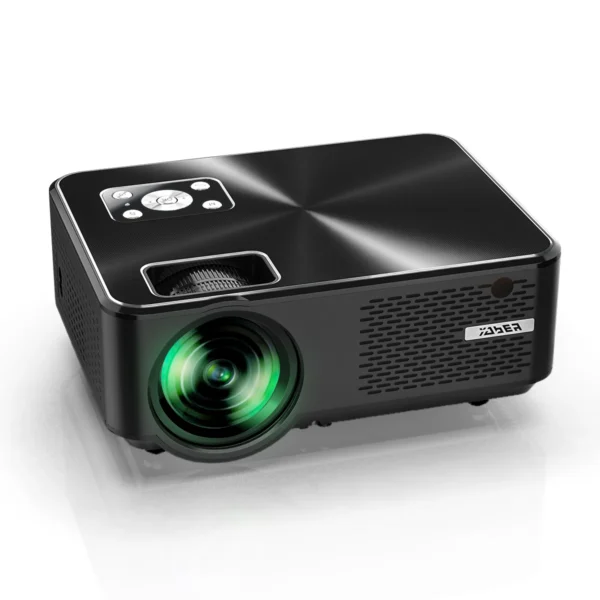 Projetor portátil YABER Y60 com atualização de 5500 Lux Full HD 1080P 200 "compatível com tela, projetor doméstico LCD LED