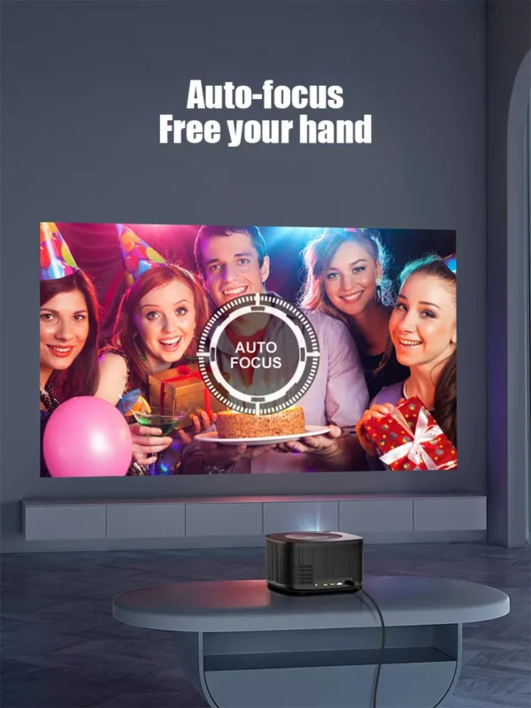 BYINTEK X30 Full HD 1080P Projetor licenciado Sistema de TV Netflix Auto-foco Dolby Smart WIFI LCD LED Vídeo Projetor de home theater - Imagem 4