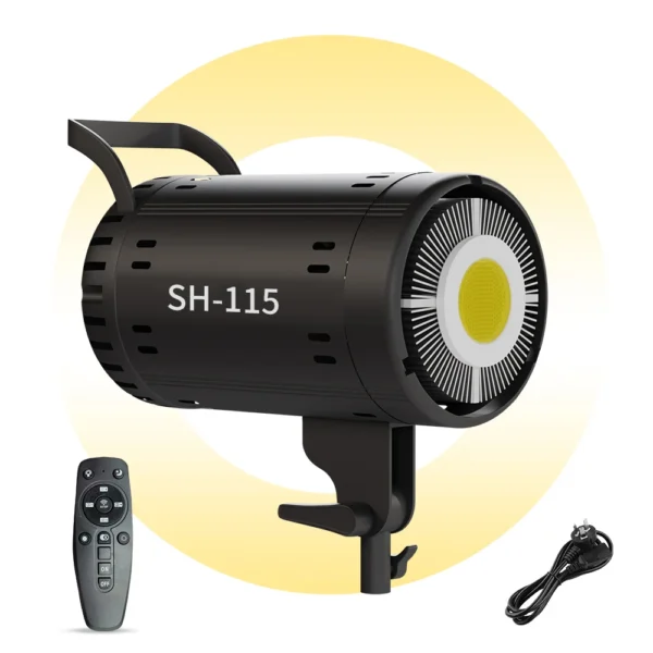 115w fotografia 8300cy atualizado 220v led luz de vídeo bowens luz do dia-equilíbrio lâmpada retrato flash estúdio 3000-6000k youtube ao vivo - Imagem 3