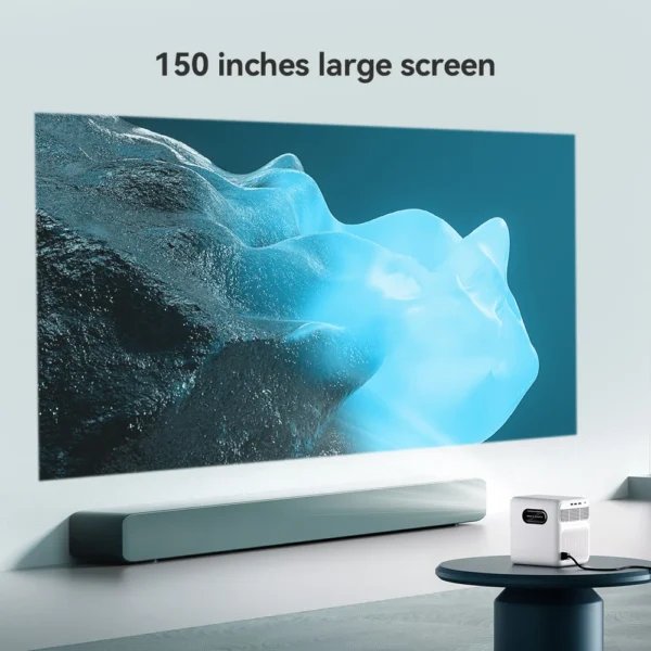 Wanbo-Projetor Portátil Mozart 1, Android 9.0, 2K, 4K, 1080P, Full HD, WiFi, 6 GB, 32GB, Auto-foco, Smart Home, Vídeo Teatro - Imagem 2