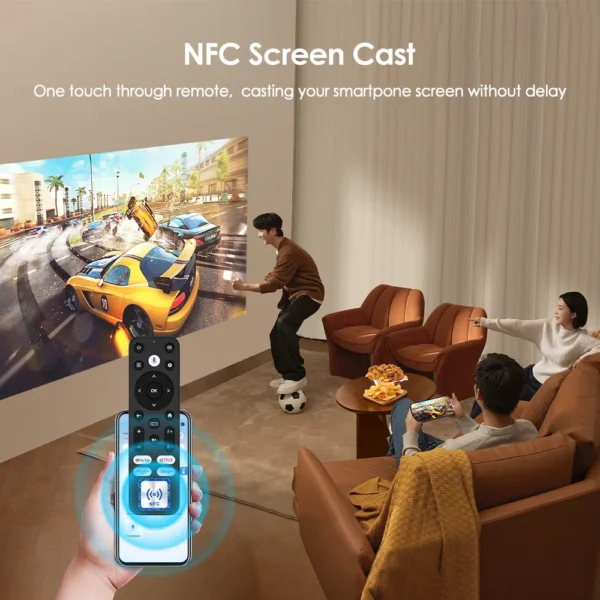 [Google TV Android 14] [Licença Oficial Netflix] projetor portátil 4k 5G WiFi Mini projetor Dolby Beam Projetor Home Theater - Imagem 3