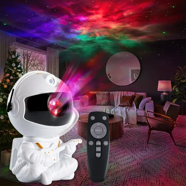 Galaxy estrela projetor led night light céu estrelado astronauta porjetores lâmpada para decoração projetor de cinema em casa presentes das crianças - Imagem 2