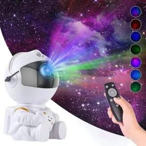 Galaxy estrela projetor led night light céu estrelado astronauta porjetores lâmpada para decoração projetor de cinema em casa presentes das crianças