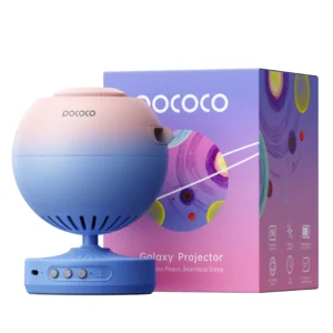POCOCO Galaxy Projetor Galaxy Light Projetor Estrelas Lâmpada de luz noturna com luz suave de alta definição para crianças
