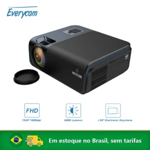 Everycom R15 1080P Projetor 5G Wifi Opcional Full HD 10000 Lumens FHD Bluetooth Keystone Video Movie Beamer Home Cinema Beam