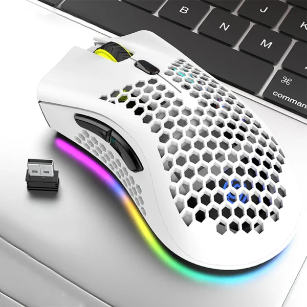 Viper BM600 - Mouse sem fio leve com design oco e iluminação RGB - Imagem 3