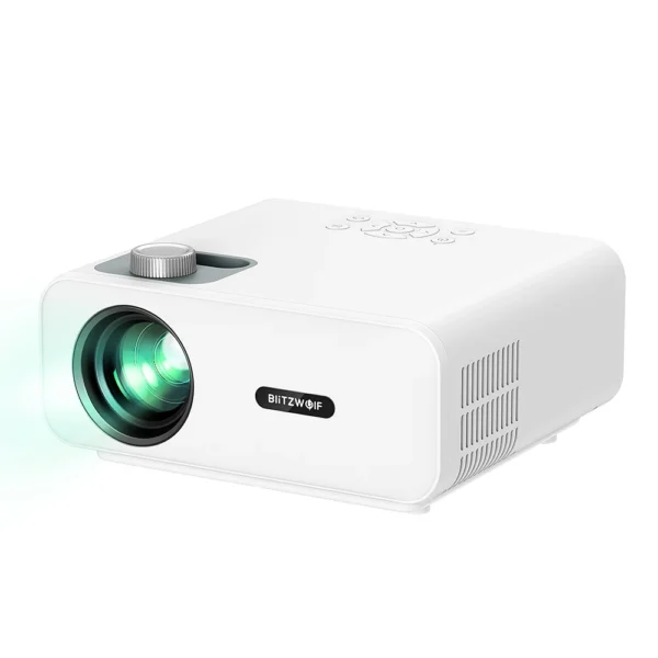 BlitzWolf BW-V5 Projetor LED Físico 1080P Resolução 9000 Lumens Bluetooth 5.0 Filme Portátil Compatível com TV Stick - Imagem 2