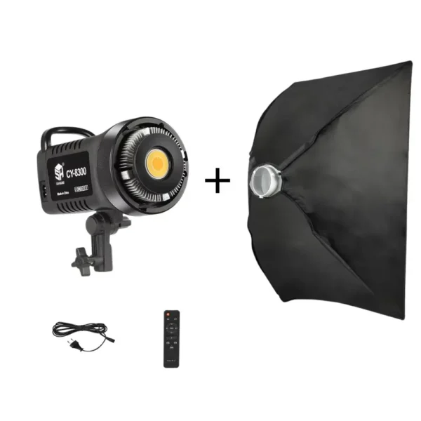 Bowens fotografia led iluminação de vídeo luz do dia-equilibrada lâmpada solar para retrato flash estúdio acessórios youtube ao vivo 110/115w - Imagem 5