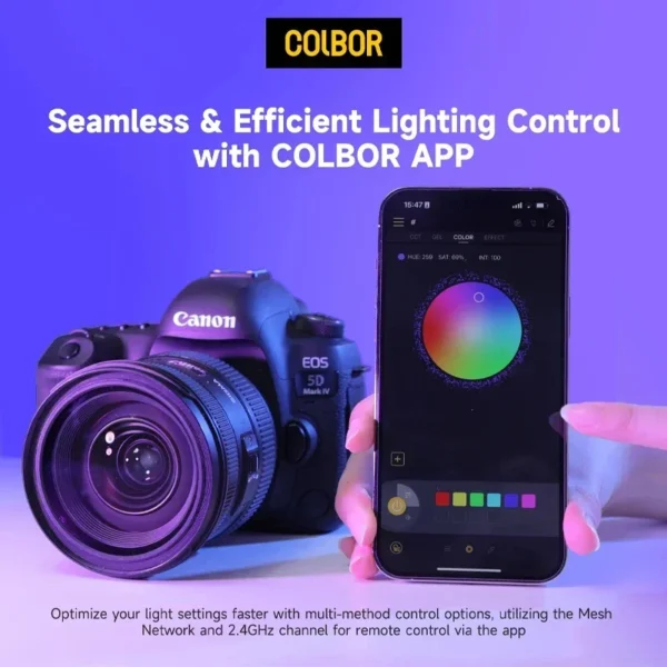 Colbor W100R Wonder 100W portátil COB LED iluminação de bolso para fotografia vídeo YouTube TikTok tiro ao ar livre - Imagem 4