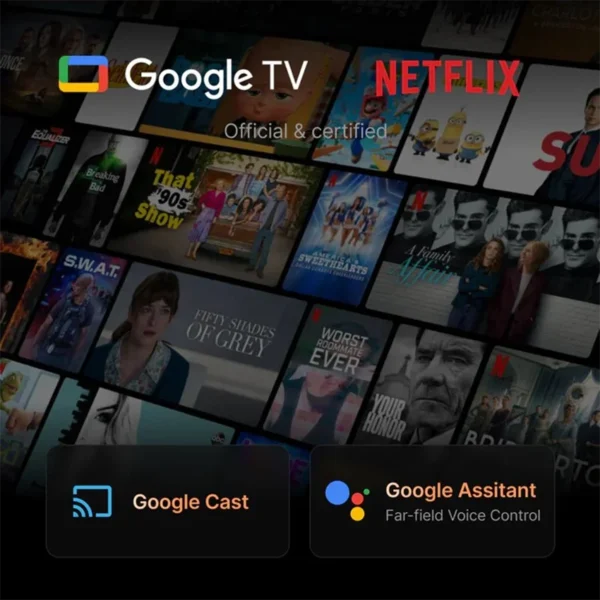 Projetor no brasil Formovie Theater Premium 4k Tripo Laser MEMC 2200 ISO Lúmens projetor laser 4k curta distancia cinema em casa projetor com 3D Google TV e Netflix, Frete Grátis no Brasil - Imagem 2