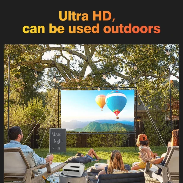 Projetor de feixe ultra hd para home theater, projetor de luz diurna, android nativo, wi-fi, pk, dlp, experiência de TV laser, 1080p, 4k - Imagem 3