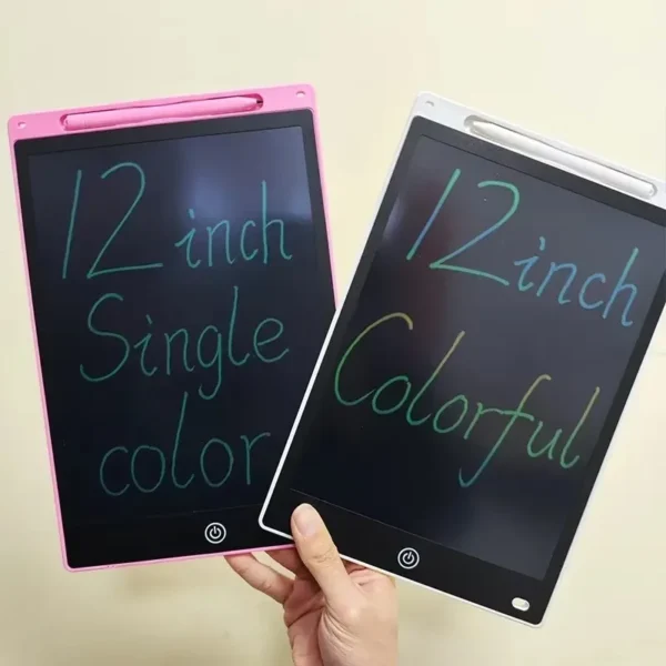 LCD Escrita Tablet para Crianças, Graffiti Sketchpad Brinquedos, Handwriting Blackboard, Magic Drawing Board, Presente, 10 ", 12" - Imagem 2
