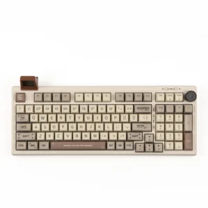 EPOMAKER RT100 97 teclas 95% Bluetooth 5.0/2.4G Teclado mecânico sem fio/com fio Mini display personalizável montado na junta