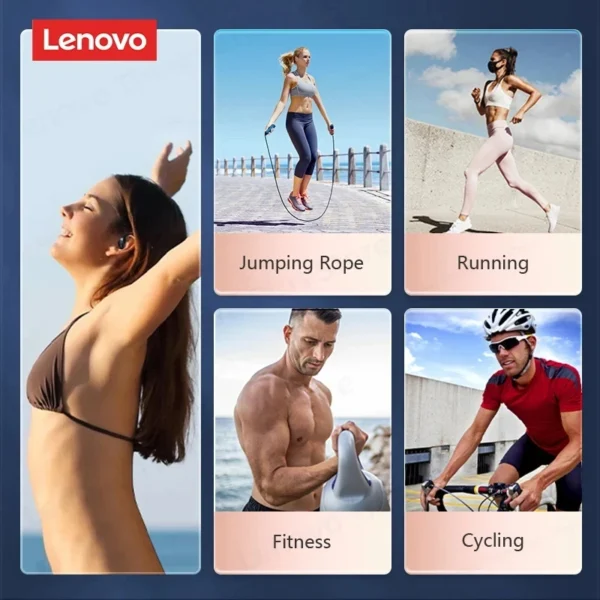 Original lenovo lp75 tws bluetooth v5.3 fones de ouvido sem fio led display digital redução ruído à prova dwaterproof água novo - Imagem 6