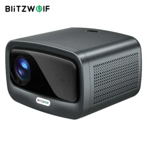 BlitzWolf BW-V9 LED 1080P Projetor BT5.0 1000 ANSI Lumens Alto Brightless Frequência de resfriamento de água Alto-falante WIFI6 Home Theater