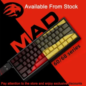 Mad68 pro 60he gaming eixo magnético teclado jogo dedicado chave completa troca quente resposta rápida nível de entrada teclado gaming personalizado