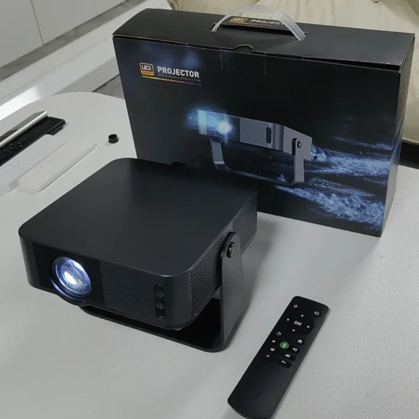 Ai inteligente 8500 lumens z6 mini projetor full hd android 12 foco automático wifi 6 auto keystone full hd 1080p projetor de cinema em casa - Imagem 6