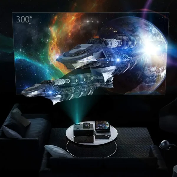 Projetor YABER Y21 Native 1920 x 1080P Projetor de vídeo Full HD com atualização de 450 ANSI, suporte 4k e zoom, projetor doméstico e externo - Imagem 3