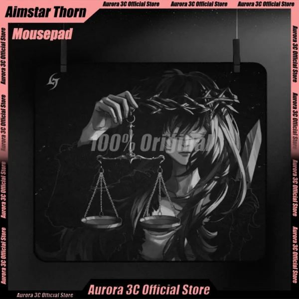 Aimstar espinho mousepad gaming mousepad 3.5mm meados de suave e-sports mouse pad fps antiderrapante acessórios de jogos mousepad personalizado
