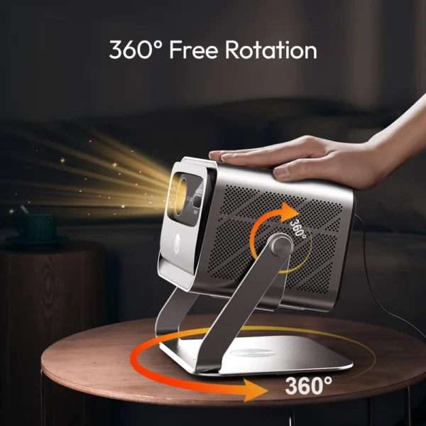Vevshao v80 4k projetor completo hd1080p 2200 ânis lumens android 11.0 wifi 6 projetores de cinema em casa de vídeo com suporte base - Imagem 8