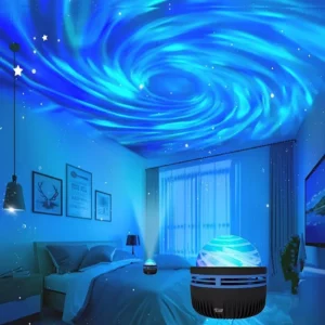 Led galáxia projetor luz colorida galáxia céu projetor quarto luz da noite decoração do quarto das crianças decoração de festa de natal