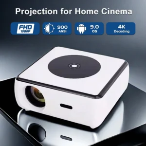 Touyinger X3 versão Android Bluetooth esposa 4K HD multifuncional projetor de vídeo home theater