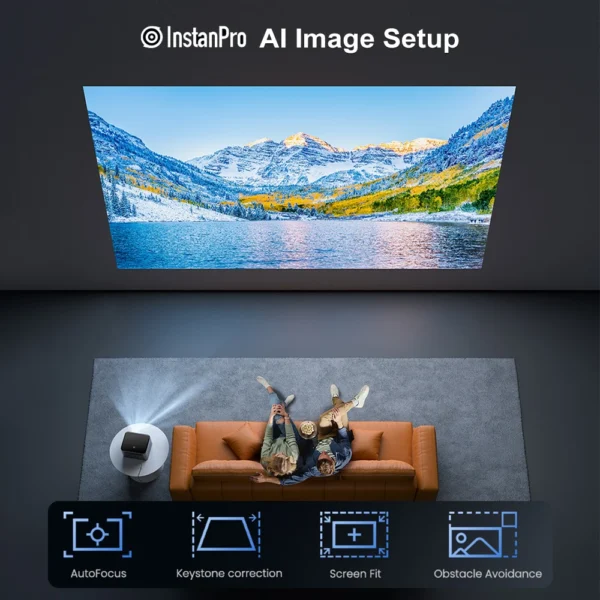 Dangbei DBOX02 Mars Pro 2 4K Projetor 2450 Lumens ISO Projetor Laser com Licenciado Netflix Active 3D Wifi Smart TV Home Theater - Imagem 8