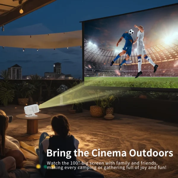 Magcubic foco automático 4k hd 1920*1080p 420ansi projetor portátil android 11 bt5.4 construído 5w alto-falante de alta fidelidade para home theater hy310 x - Imagem 5