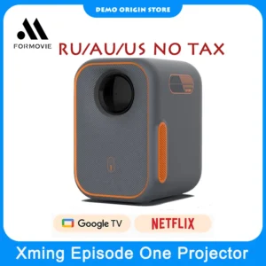 Formovie Xming Episode One Um Projetor 1080P FHD Casa Mini Cinema Google TV Netflix Inteligente Outdoor Beamer Camping Fengmi Projetor