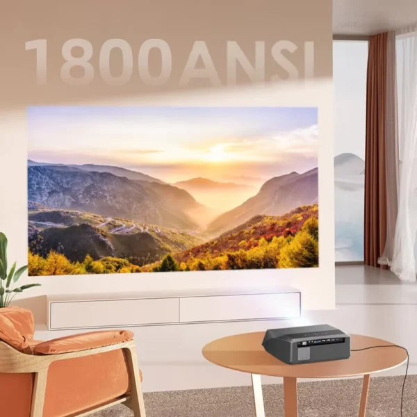 Caiwei projetores de feixe 4k para filme correção de foco automático inteligente android wifi 1080p full hd projetor de cinema em casa versão global - Imagem 2