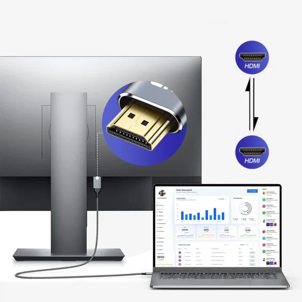 Cabo NIERBO HDMI 2.0 4K para PS4 PS3 Xbox Fire TV Stick Blue Ray Player HDR Ethernet de alta velocidade 4K 60Hz Macho 3FT 6FT 10FT - Imagem 2