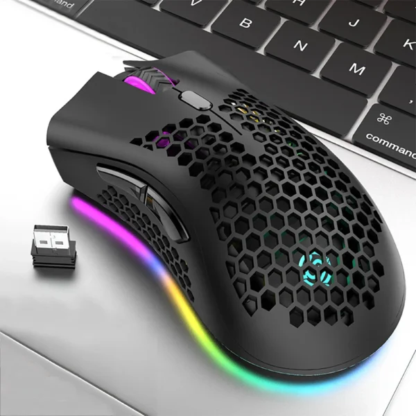 Viper BM600 - Mouse sem fio leve com design oco e iluminação RGB - Imagem 2