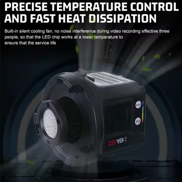 Zsyb CL-60 rgb luz de vídeo portátil controle app lâmpada fotográfica remota sem fio para retrato casamento tiro ao ar livre - Imagem 5