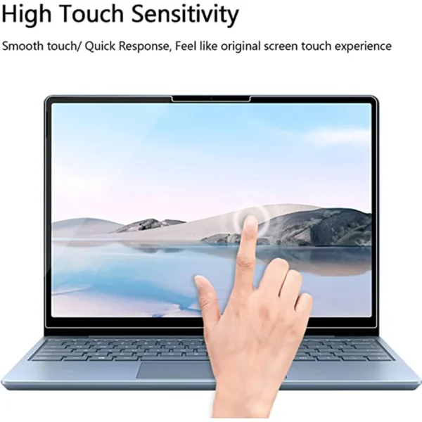 Vidro temperado 9h para laptop microsoft surface 1 2 3 4 13.5 "laptop 4 3 15" laptop go 12.4 "protetor de tela estúdio 14.4 - Imagem 5