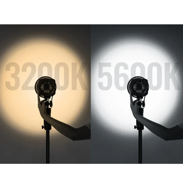 Yongnuo ynlux100 luz de vídeo bicolor 3200k-5600k ajustável leve lâmpada de vídeo portátil para fotografia ao ar livre luz de preenchimento - Imagem 3