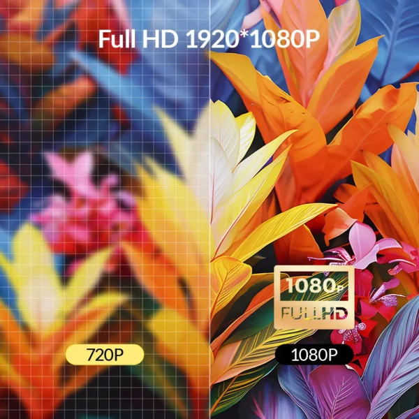 BYINTEK U80 Max Projetor 3D 4K Cinema Android 11.0 WiFi Mini Portátil 1080P Projetor de Vídeo DLP de Home Theater com Bateria - Imagem 8